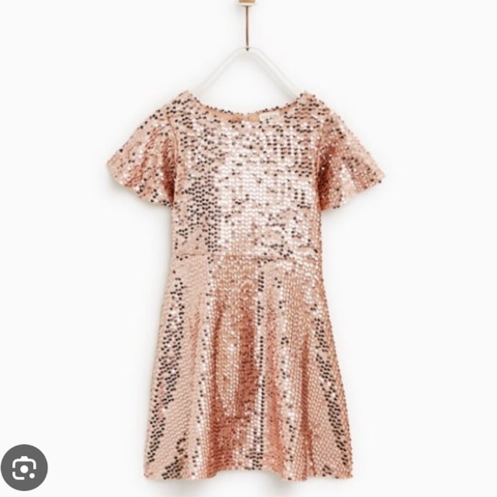 Zara Kids Sequin Dress, Size 6